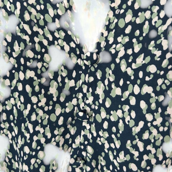 Abstract dotted peplum top from Collective Concepts size 3X - Picture 3 of 6